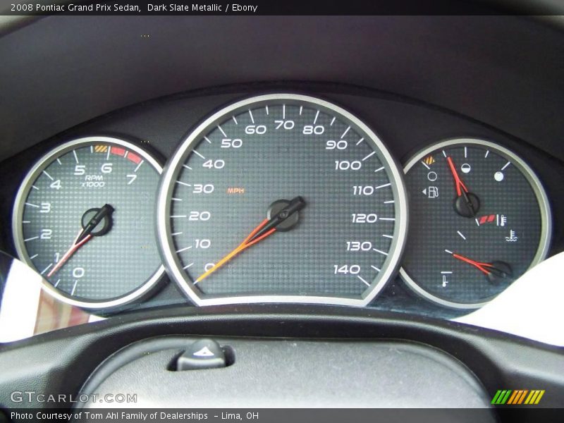 Dark Slate Metallic / Ebony 2008 Pontiac Grand Prix Sedan