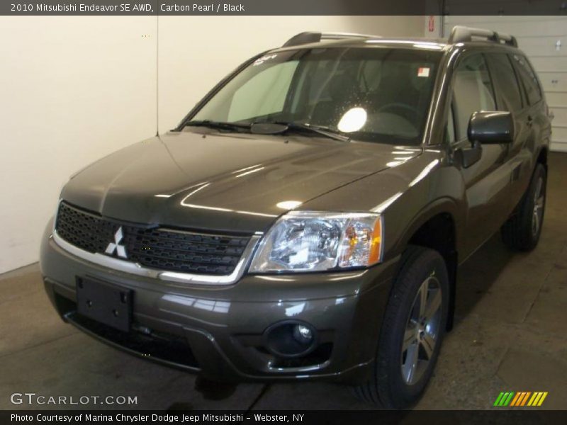 Carbon Pearl / Black 2010 Mitsubishi Endeavor SE AWD