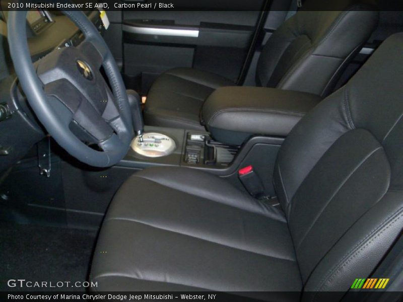 Carbon Pearl / Black 2010 Mitsubishi Endeavor SE AWD