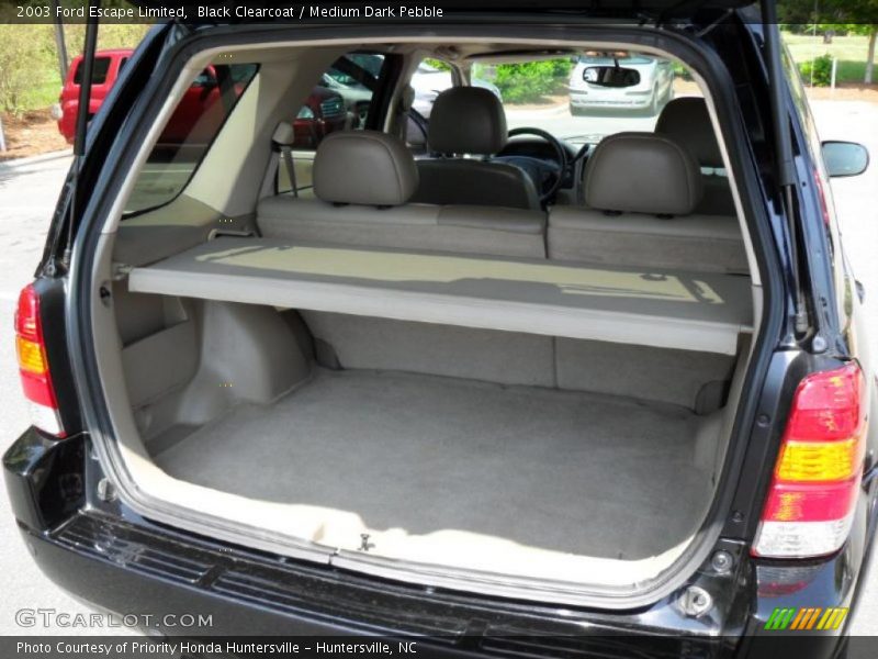 Black Clearcoat / Medium Dark Pebble 2003 Ford Escape Limited