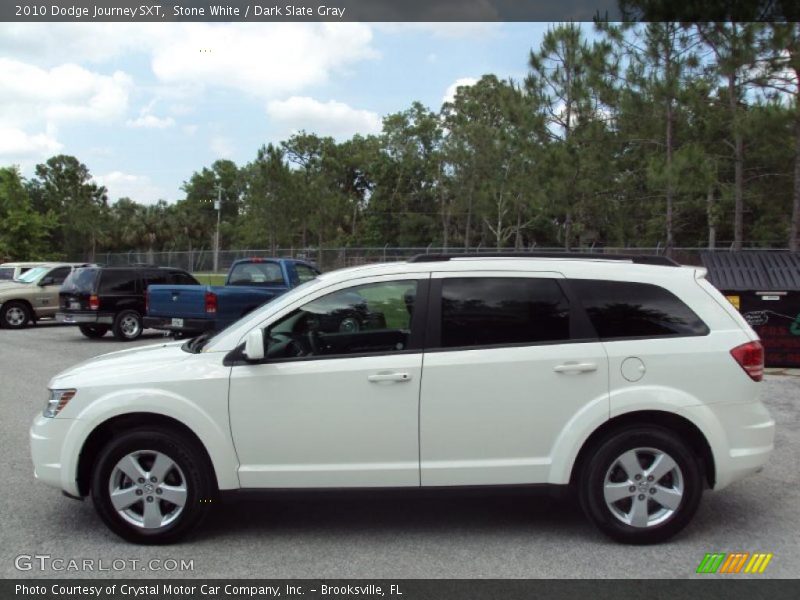 Stone White / Dark Slate Gray 2010 Dodge Journey SXT
