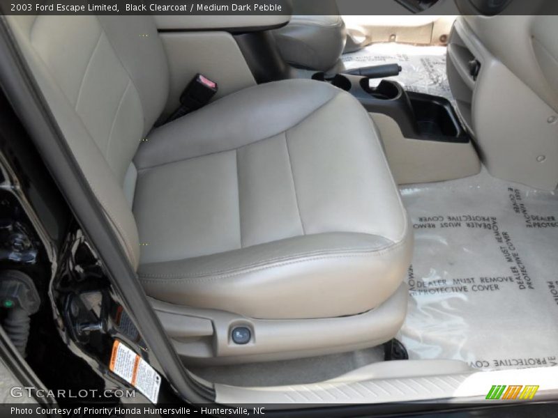 Black Clearcoat / Medium Dark Pebble 2003 Ford Escape Limited