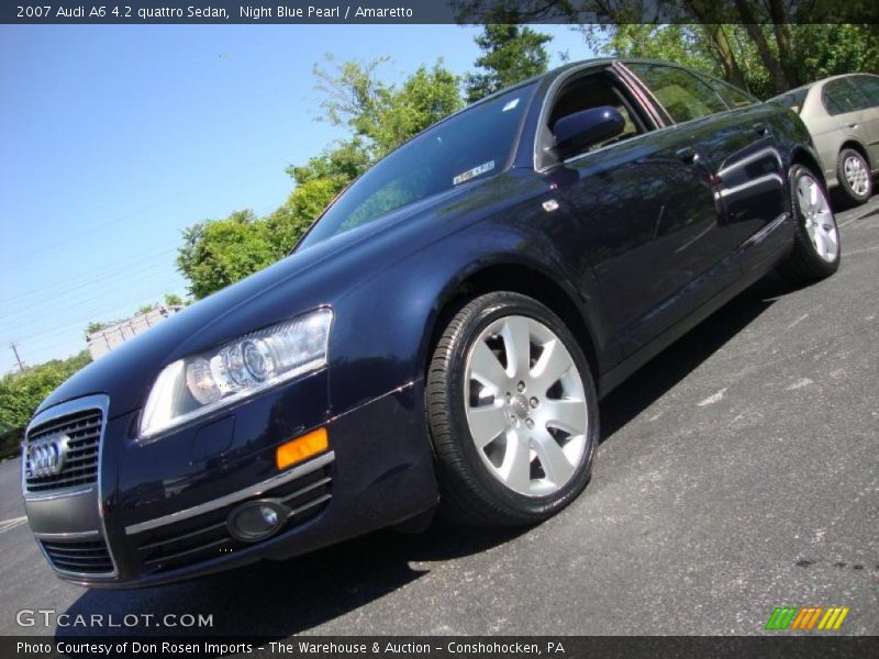 Night Blue Pearl / Amaretto 2007 Audi A6 4.2 quattro Sedan