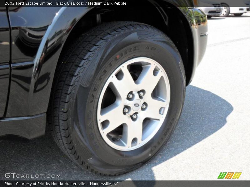 Black Clearcoat / Medium Dark Pebble 2003 Ford Escape Limited