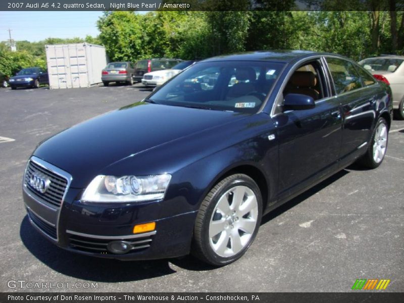 Night Blue Pearl / Amaretto 2007 Audi A6 4.2 quattro Sedan