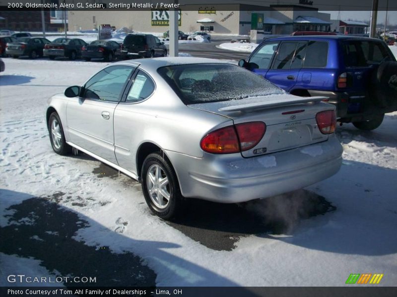 Sterling Metallic / Pewter 2002 Oldsmobile Alero GL Sedan