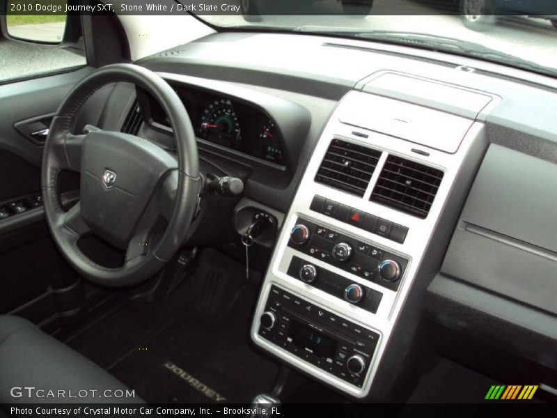 Stone White / Dark Slate Gray 2010 Dodge Journey SXT