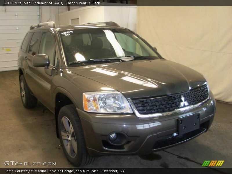 Carbon Pearl / Black 2010 Mitsubishi Endeavor SE AWD