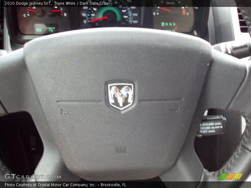 Stone White / Dark Slate Gray 2010 Dodge Journey SXT