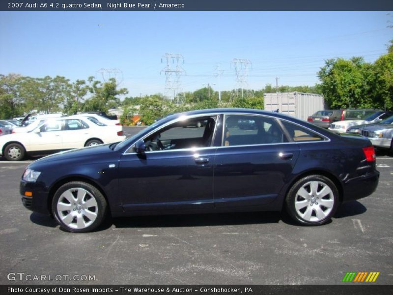 Night Blue Pearl / Amaretto 2007 Audi A6 4.2 quattro Sedan