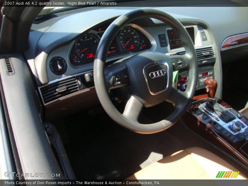 Night Blue Pearl / Amaretto 2007 Audi A6 4.2 quattro Sedan