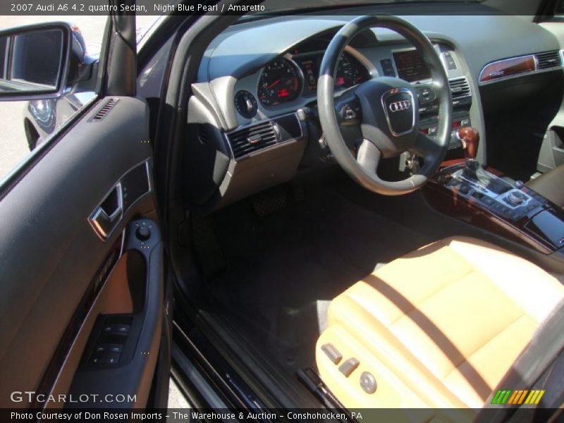 Night Blue Pearl / Amaretto 2007 Audi A6 4.2 quattro Sedan