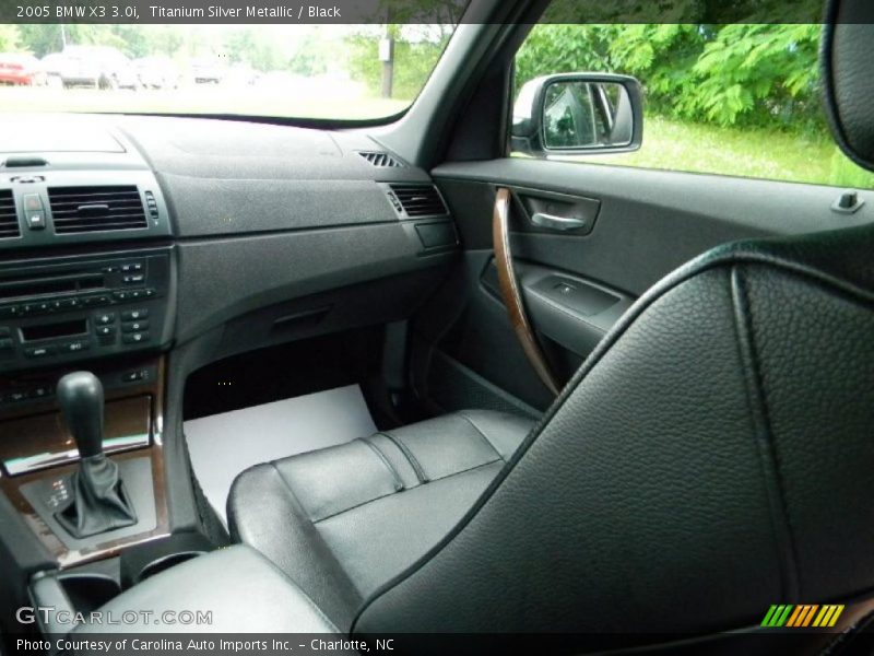Titanium Silver Metallic / Black 2005 BMW X3 3.0i