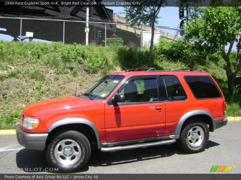 Bright Red Clearcoat / Medium Graphite Grey 1999 Ford Explorer Sport 4x4
