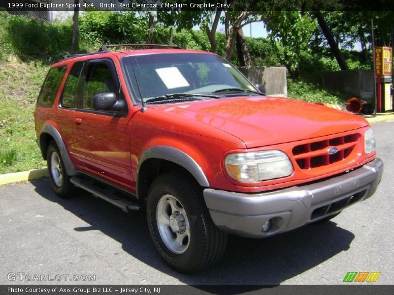 Bright Red Clearcoat / Medium Graphite Grey 1999 Ford Explorer Sport 4x4