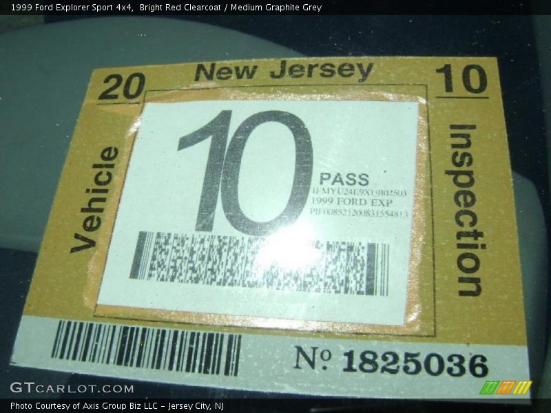 Bright Red Clearcoat / Medium Graphite Grey 1999 Ford Explorer Sport 4x4