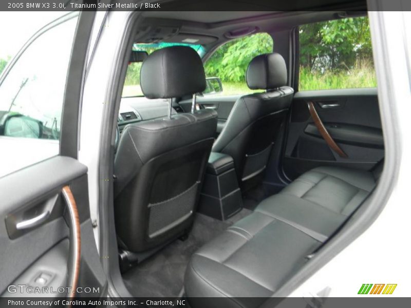 Titanium Silver Metallic / Black 2005 BMW X3 3.0i