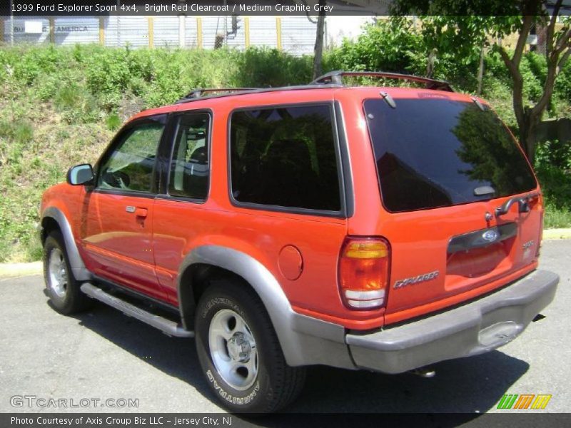 Bright Red Clearcoat / Medium Graphite Grey 1999 Ford Explorer Sport 4x4