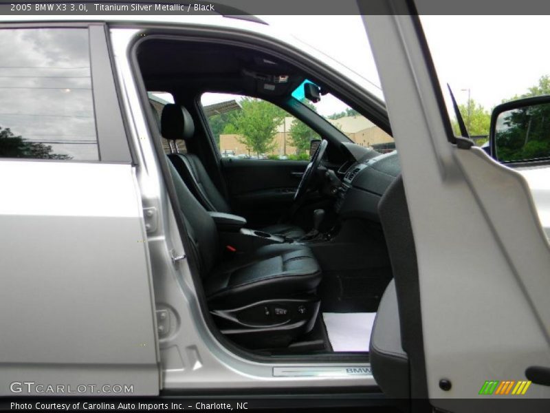 Titanium Silver Metallic / Black 2005 BMW X3 3.0i