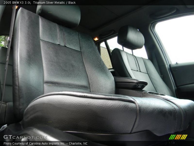Titanium Silver Metallic / Black 2005 BMW X3 3.0i