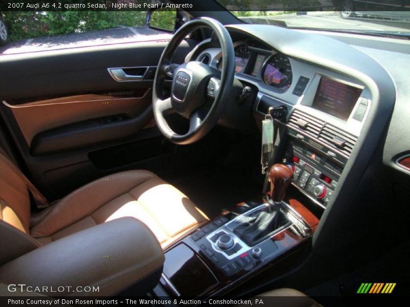 Night Blue Pearl / Amaretto 2007 Audi A6 4.2 quattro Sedan