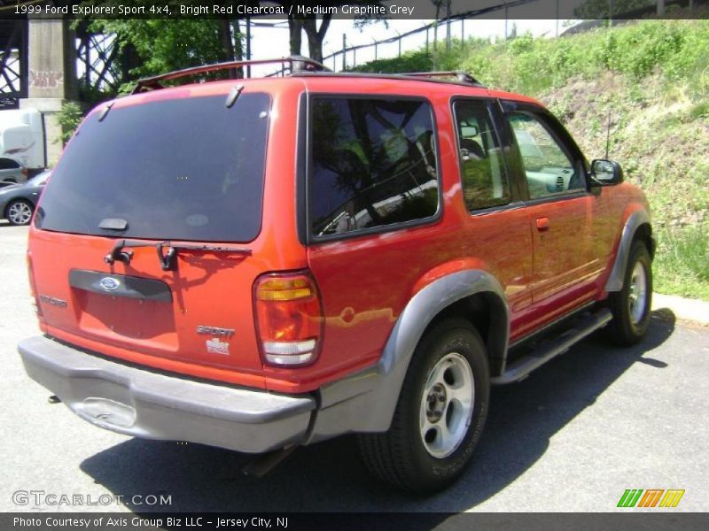 Bright Red Clearcoat / Medium Graphite Grey 1999 Ford Explorer Sport 4x4