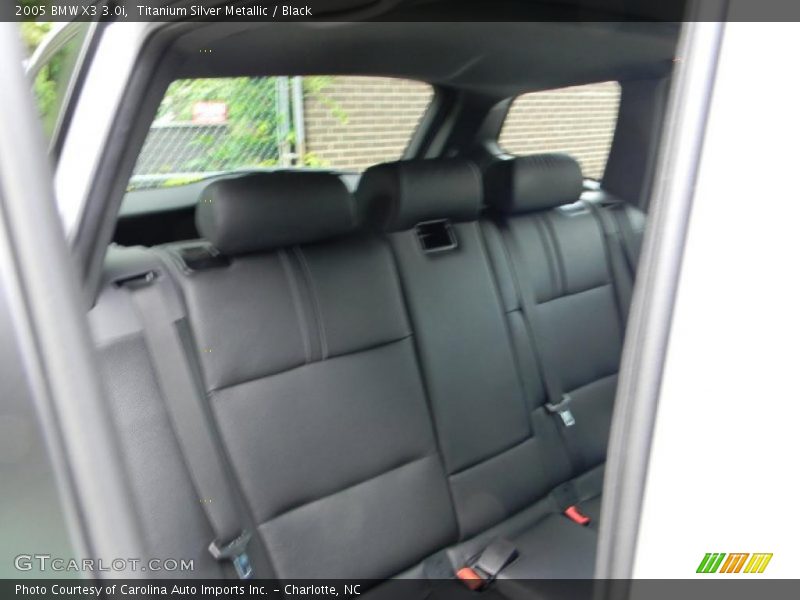 Titanium Silver Metallic / Black 2005 BMW X3 3.0i