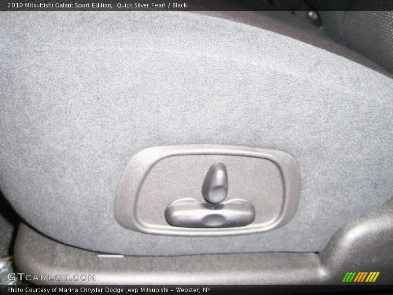 Quick Silver Pearl / Black 2010 Mitsubishi Galant Sport Edition