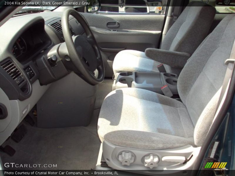 Dark Green Emerald / Gray 2004 Kia Sedona LX