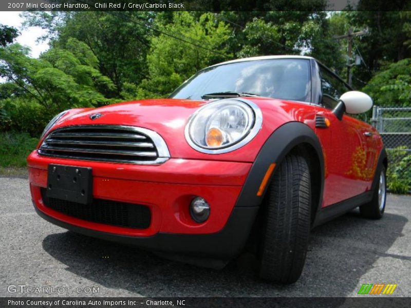 Chili Red / Grey/Carbon Black 2007 Mini Cooper Hardtop