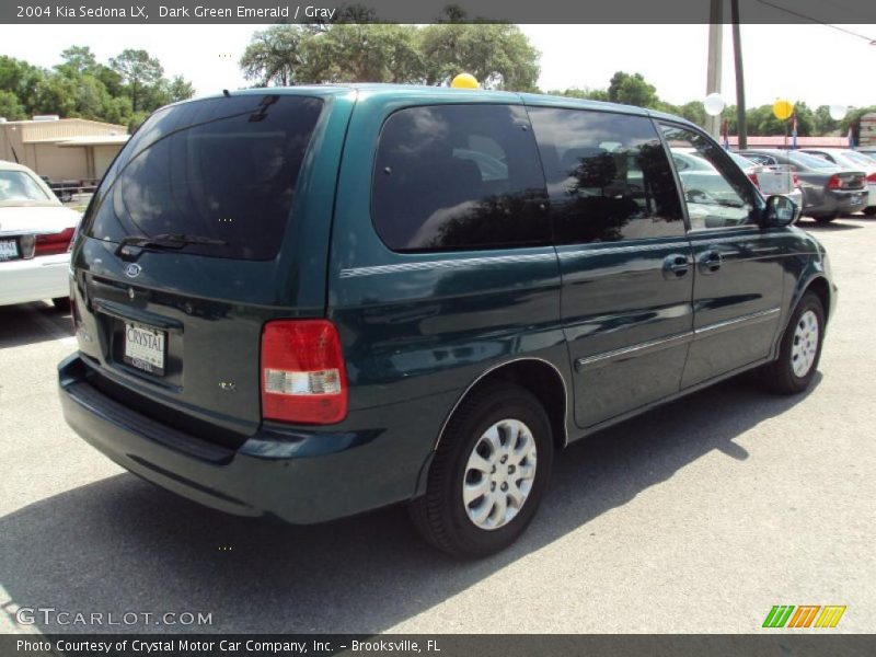 Dark Green Emerald / Gray 2004 Kia Sedona LX