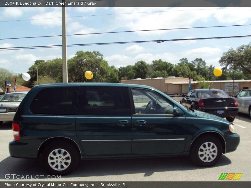 Dark Green Emerald / Gray 2004 Kia Sedona LX