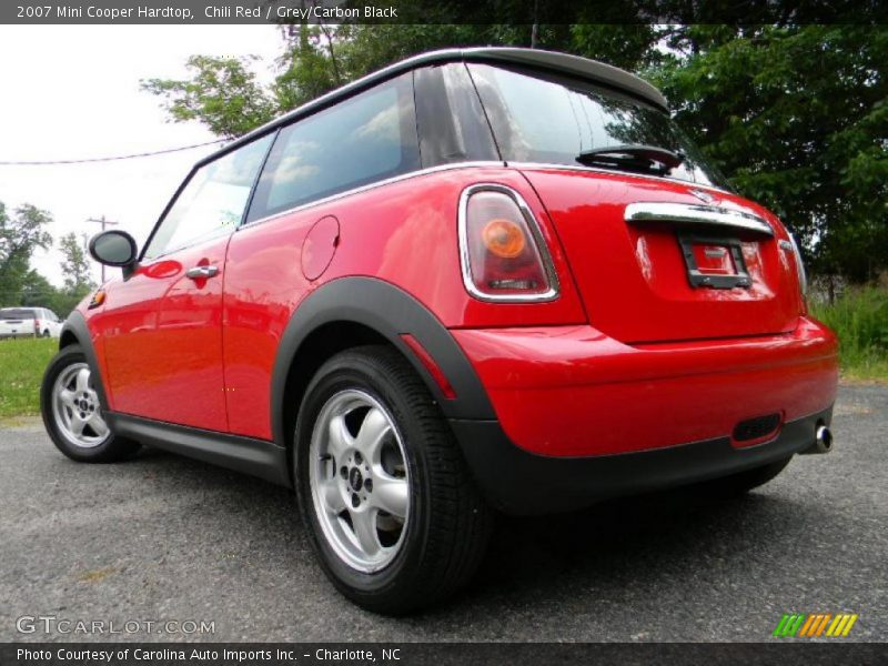 Chili Red / Grey/Carbon Black 2007 Mini Cooper Hardtop