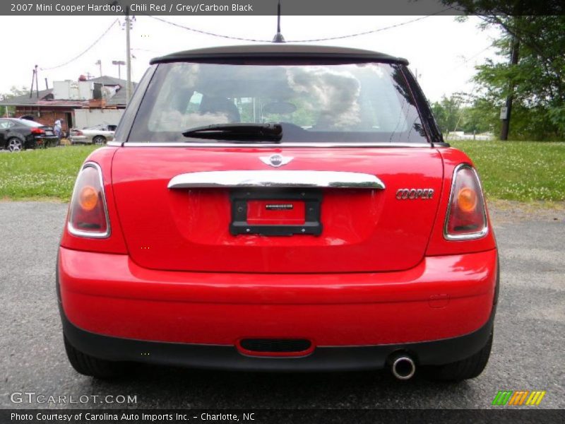 Chili Red / Grey/Carbon Black 2007 Mini Cooper Hardtop