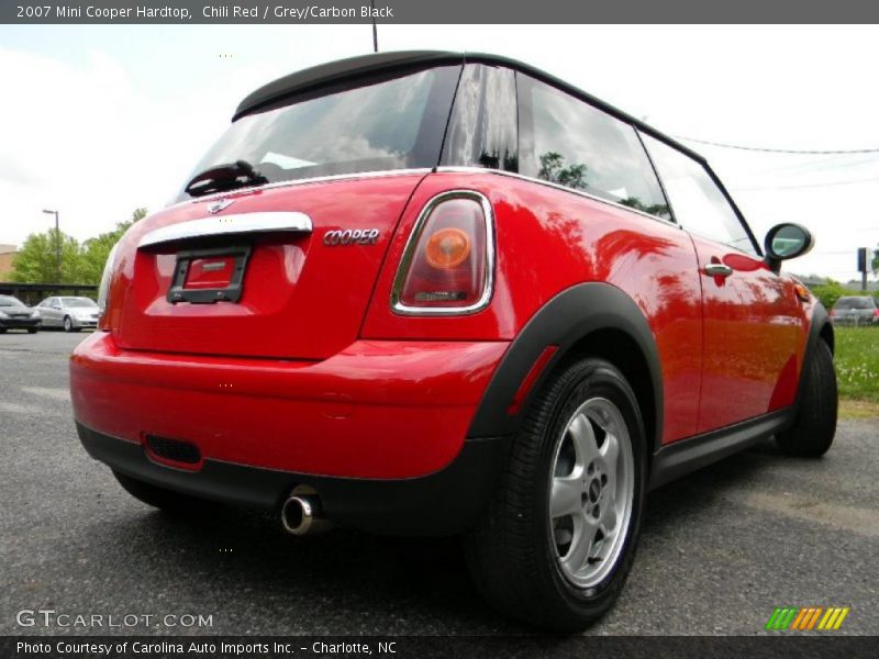 Chili Red / Grey/Carbon Black 2007 Mini Cooper Hardtop