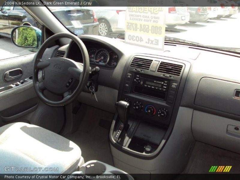 Dark Green Emerald / Gray 2004 Kia Sedona LX