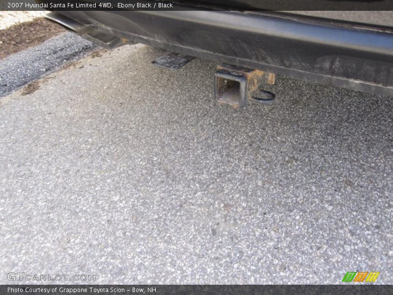 Ebony Black / Black 2007 Hyundai Santa Fe Limited 4WD