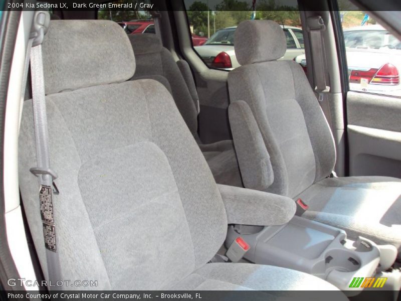 Dark Green Emerald / Gray 2004 Kia Sedona LX