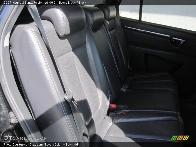 Ebony Black / Black 2007 Hyundai Santa Fe Limited 4WD