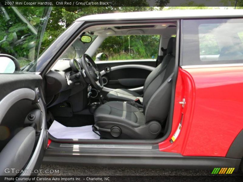 Chili Red / Grey/Carbon Black 2007 Mini Cooper Hardtop