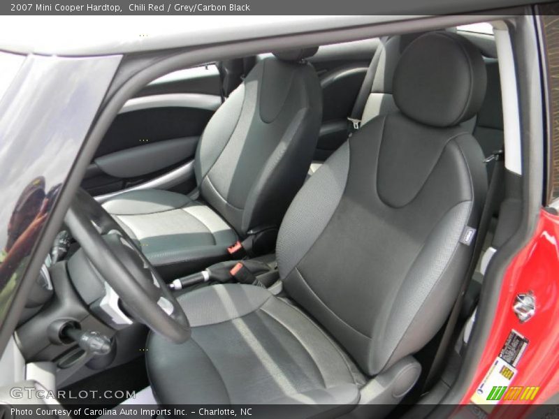 Chili Red / Grey/Carbon Black 2007 Mini Cooper Hardtop