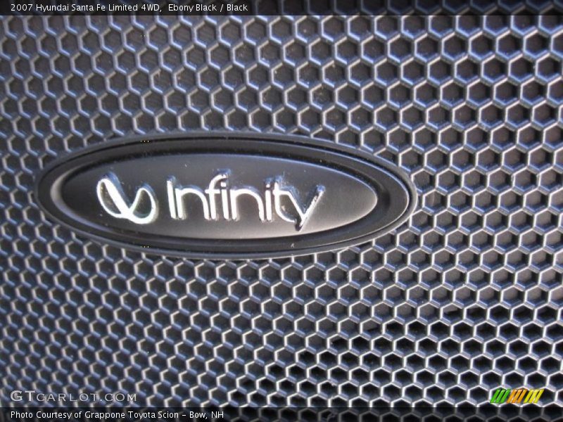 Ebony Black / Black 2007 Hyundai Santa Fe Limited 4WD