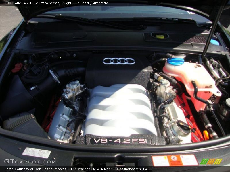 Night Blue Pearl / Amaretto 2007 Audi A6 4.2 quattro Sedan