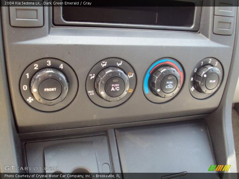 Dark Green Emerald / Gray 2004 Kia Sedona LX