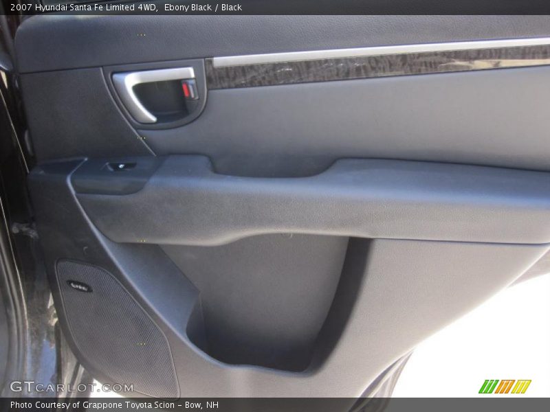 Ebony Black / Black 2007 Hyundai Santa Fe Limited 4WD