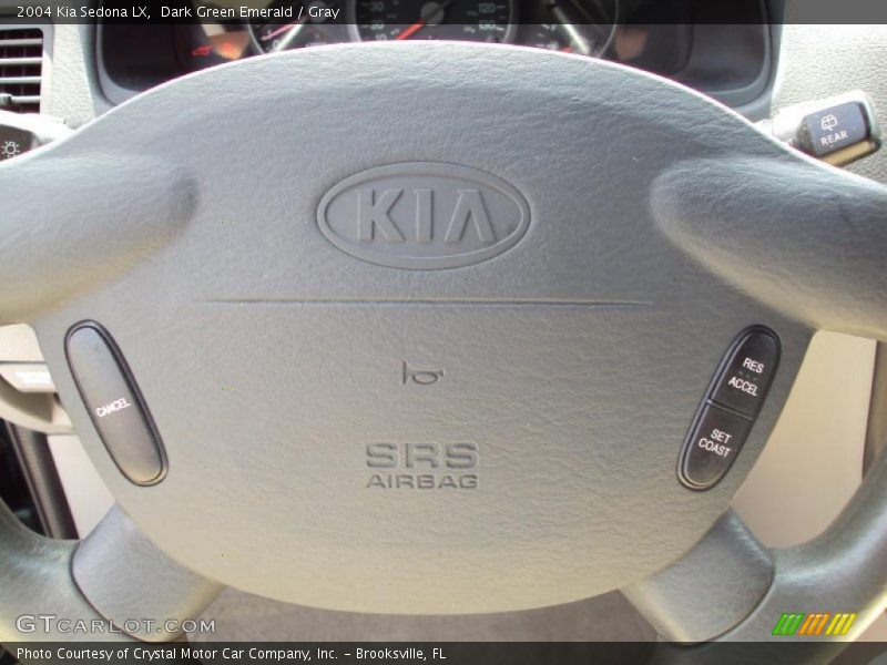 Dark Green Emerald / Gray 2004 Kia Sedona LX