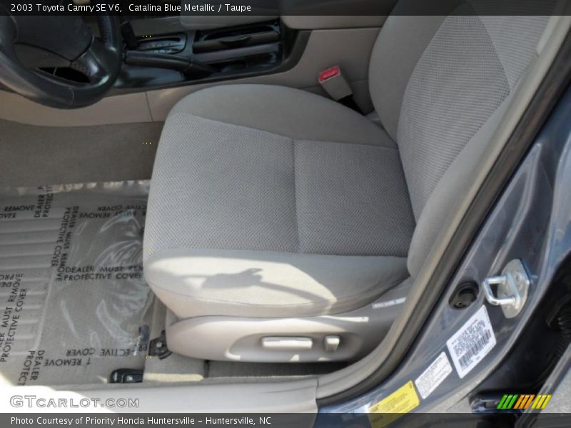 Catalina Blue Metallic / Taupe 2003 Toyota Camry SE V6