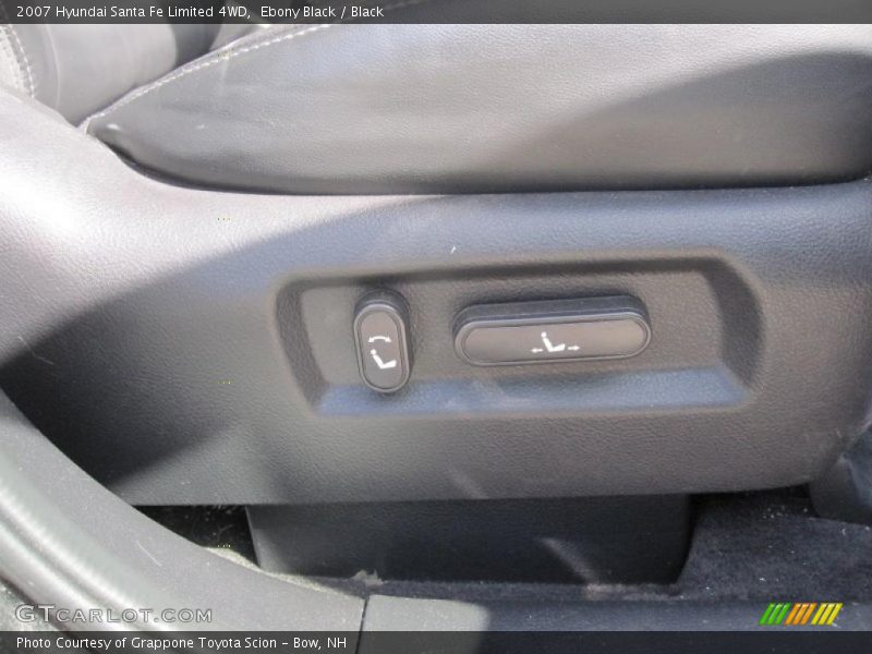 Ebony Black / Black 2007 Hyundai Santa Fe Limited 4WD