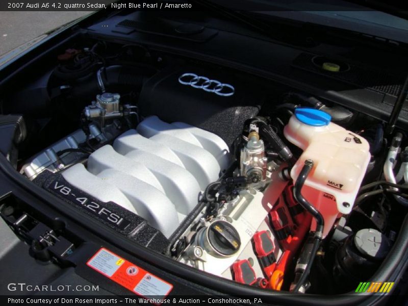 Night Blue Pearl / Amaretto 2007 Audi A6 4.2 quattro Sedan