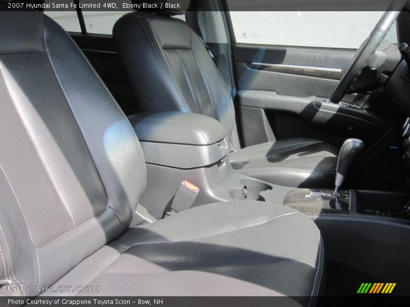 Ebony Black / Black 2007 Hyundai Santa Fe Limited 4WD